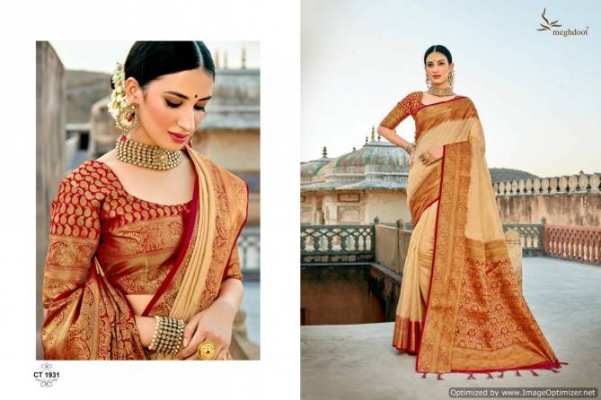 Meghdoot Kalliste New Exclusive Wear Silk Designer Saree Collection